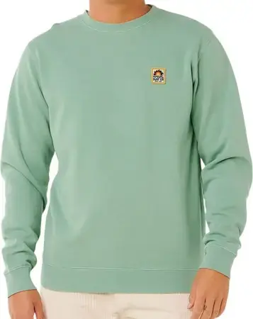 Sofort Bestellen Rip curl PACIFIC RINSE PATCH CREW Sweater aloe Warehouse One