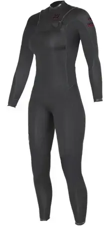 Letzte Chance SoÖruz 5/4 DIVINE CHEST ZIP Fullsuit black Warehouse One