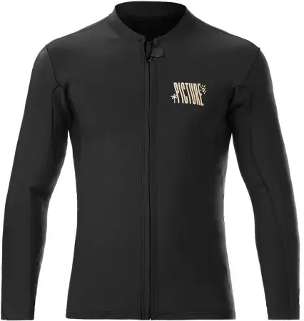 Picture WILL 1.5 FRONT ZIP Neoprentop black Warehouse One Markenware