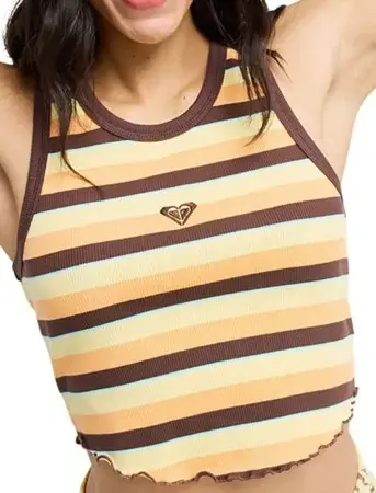 Roxy SUNLIGHT BOOST Top french roast hey day stripe Warehouse One Direkt Vom Hersteller