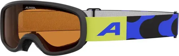 Echt Alpina CARVY 3.0 Schneebrille black matt/orange Warehouse One