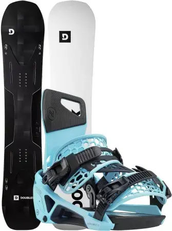 Doubledeck CARVING D black inkl. NIDECKER SUPERMATIC escape cyan Warehouse One Mega-Angebot