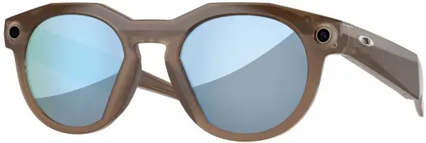 Oakley META AI HSTN Sonnenbrille brown smoke/prizm deep water polarized Warehouse One Garantierte Lieferung