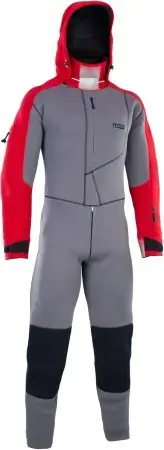 Aktuell Ion FUSE 4/3 BACK ZIP Trockenanzug grey/red Warehouse One
