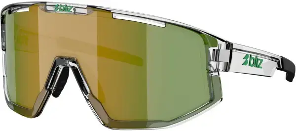 Bliz FUSION Sonnenbrille transparent white/green Warehouse One Preisreduziert