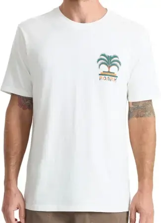 Roark MOTO PALM T-Shirt off white Warehouse One Online Kaufen