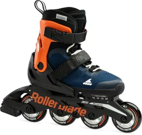 Rollerblade MICROBLADE Inline Skate midnight blue/warm orange Warehouse One Jetzt Kaufen