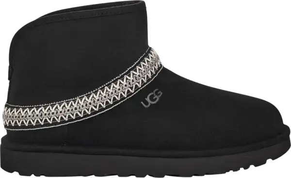 Ugg CLASSIC MINI CRESCENT Stiefel black Warehouse One Meistverkauft