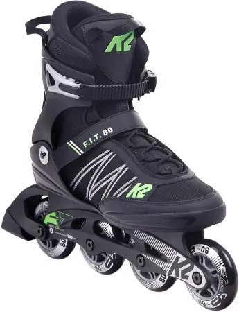 Ausverkauf K2 F.I.T. 80 2nd Inline Skate black/green Warehouse One