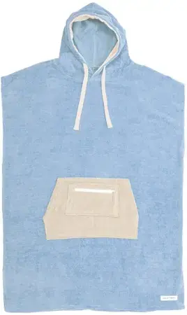 Bestpreis Ocean earth LADIES DAYDREAM HOODED Poncho pale blue Warehouse One
