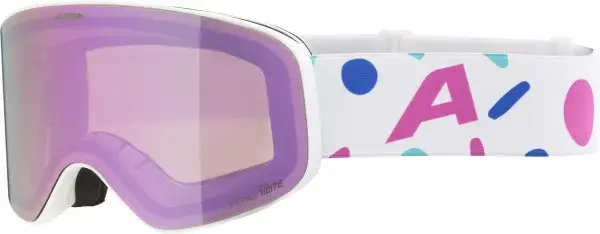 Alpina FERNIE Q-LITE Schneebrille white/confetti matt/rose mirror Warehouse One Schnäppchen