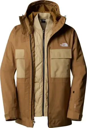 Finale Aktion The north face FOURBARREL TRICLIMATE Jacke utility brown/khaki stone Warehouse One