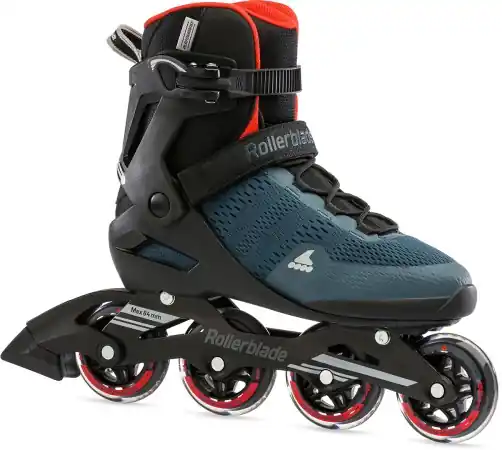 Rollerblade SIRIO 80 Inline Skate blue/spicy orange Warehouse One Preisknaller