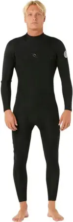 Schnäppchen Rip curl DAWN PATROL 5/3 BACK ZIP Full Suit black Warehouse One