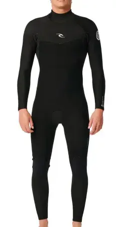 Ausverkauf Rip curl DAWN PATROL 4/3 BACK ZIP Full Suit black Warehouse One
