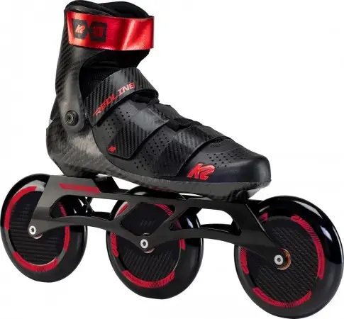 K2 REDLINE 125 Inline Skate black/red Warehouse One Super-Preis