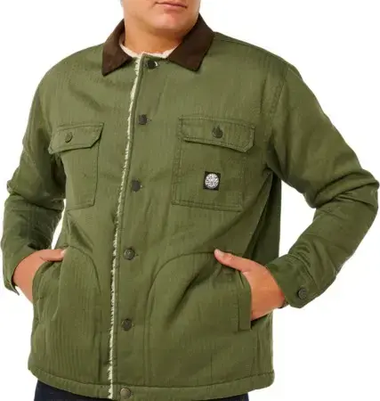 Rip curl PREMIUM SURF SHERPA Jacke dark olive Warehouse One Top-Angebot