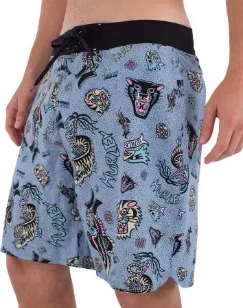 Hurley PHANTOM ART 18 Boardshort worker blue Warehouse One Mega-Angebot