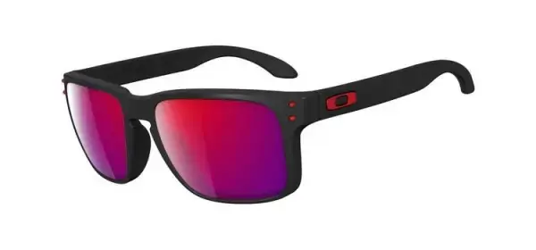 Oakley HOLBROOK Sonnenbrille matte black/positive red iridium Warehouse One Finale Aktion