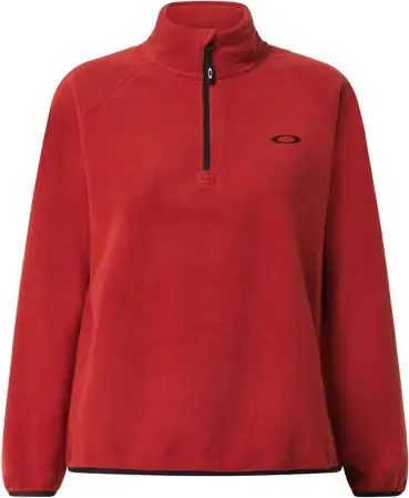 Neu Oakley WOMENS RIDGE LTD 1/2 ZIP Fleece flame red Warehouse One