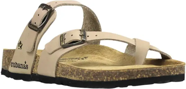 Cubanas NAZARE100 Sandale beige Warehouse One Meistverkauft