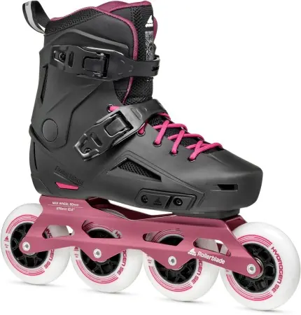 Rollerblade LIGHTNING 90 W Inline Skate black/sangria Warehouse One Jetzt Kaufen