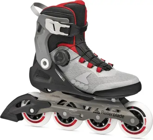 Rabatt Rollerblade MACROBLADE 90 BOA Inline Skate black/grey/red Warehouse One