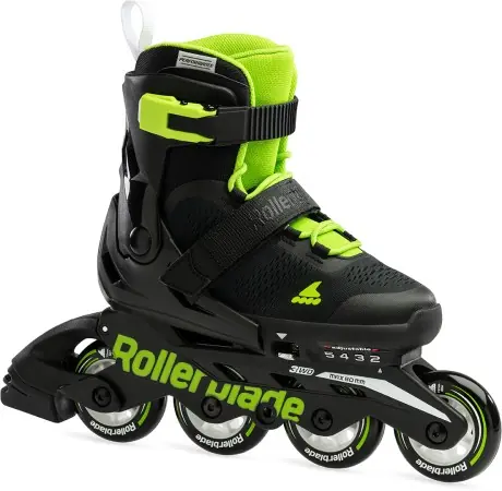 Sichere Zahlung Rollerblade MICROBLADE Inline Skate black/green Warehouse One
