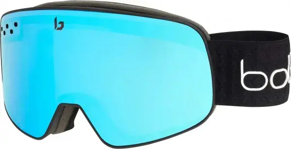 Neue Ware Bolle NEVADA Schneebrille black matte corp/semi polarized light vermillon blue Warehouse One