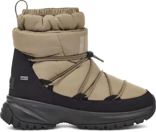 Ugg YOSE PUFFER MID Stiefel mustard seed Warehouse One Nur Für Kurze Zeit
