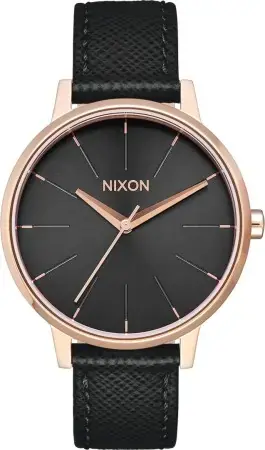 Versand Am Gleichen Tag Nixon NIXON KENSINGTON LEATHER Watch rose gold/white