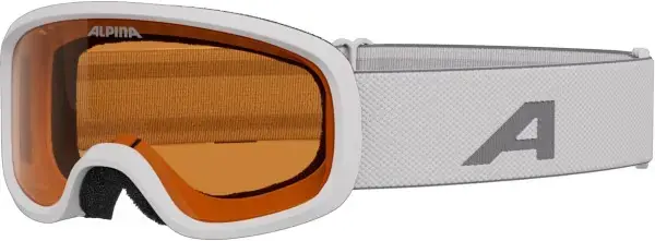 Alpina PINEY 2.0 Schneebrille white matt/orange Warehouse One Zertifiziert