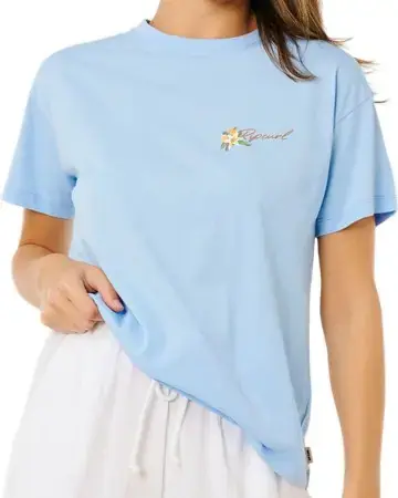 Rip curl POOLSIDE RELAXED T-Shirt light blue Warehouse One Günstig