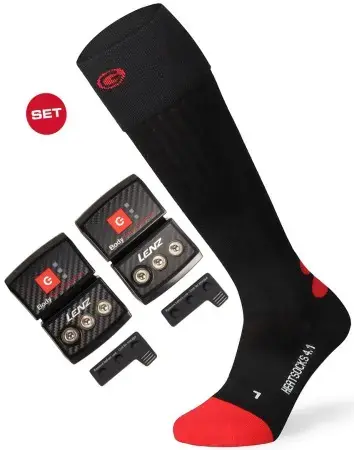 Lenz HEAT 4.1 Socken inkl. LITHIUM RCB 1400 Pack USB-C Warehouse One Must-Have