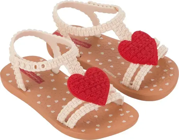 Ipanema MY FIRST BABY Sandale beige/beige/red Warehouse One Preisknaller