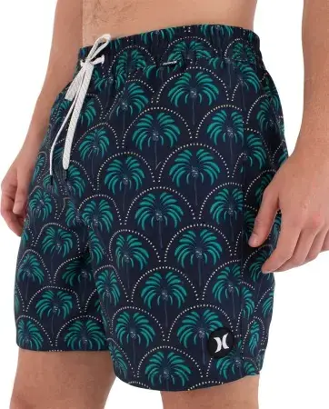 Hurley VOLLEY ICON PRINTING PRESS PALM Boardshort obsidian Warehouse One Sale