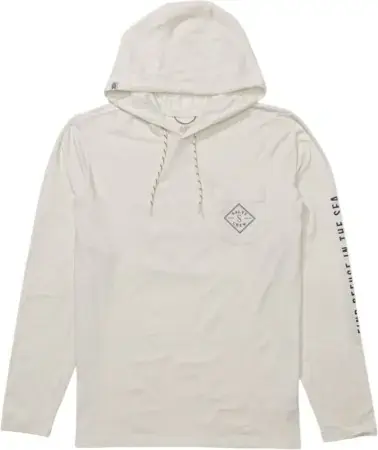 Salty crew TIPPET HOOD LS Lycra white Warehouse One Aktuell