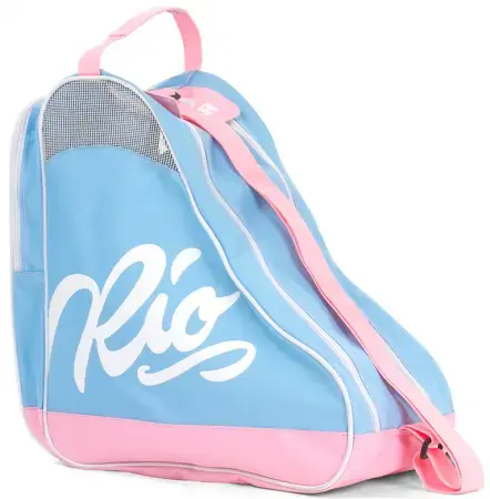 Rio roller SCRIPT SKATE BAG blue/pink Warehouse One Meistverkauft