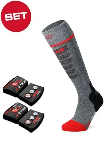 Must-Have Lenz HEAT 5.1 SLIM FIT Socken inkl. LITHIUM RCB 1800 Pack Warehouse One