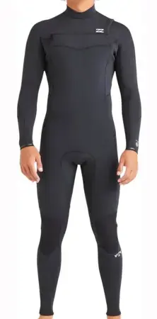 Billabong 4/3 ABSOLUTE NATURAL CHEST ZIP Full Suit black Warehouse One Neue Ware