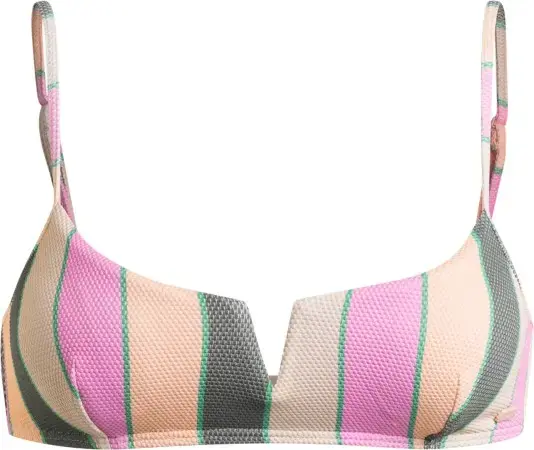 Roxy VISTA STRIPE BRALETTE Bikinioberteil agave green very vis Warehouse One Bestpreis