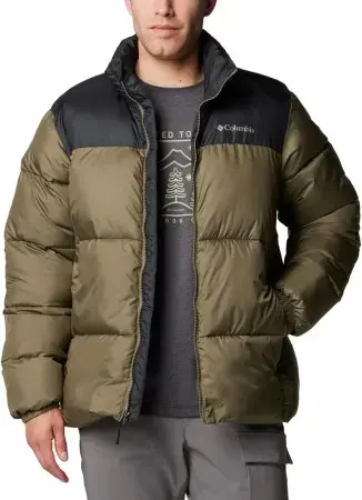 Columbia PUFFECT III Jacke stone green/black Warehouse One Neu