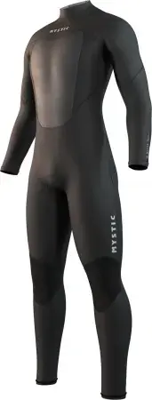 Preiswert Mystic BRAND 3/2 BACK ZIP Full Suit black Warehouse One