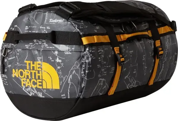 The north face BASE CAMP S Tasche anthracite grey conrad topos print/summit gold Warehouse One Letzte Chance