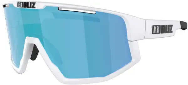 Bliz FUSION SMALL Sonnenbrille matt white/brown blue multi Warehouse One Top-Preis