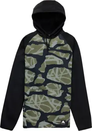 Top-Seller Burton CROWN WEATHERPROOF Hoodie graffiti camo/true black Warehouse One