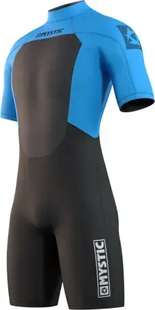 Mystic BRAND 3/2 BACK ZIP Shorty global blue Warehouse One Meistverkauft