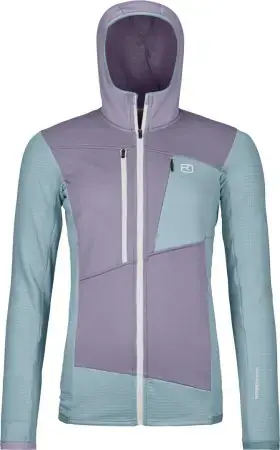 Ortovox FLEECE GRID WOMEN Hoodie glacier grey Warehouse One Expressversand
