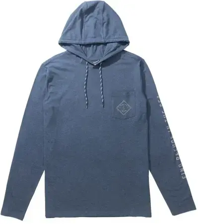 Begrenztes Angebot Salty crew TIPPET POCKET HOODED LS Lycra navy Warehouse One