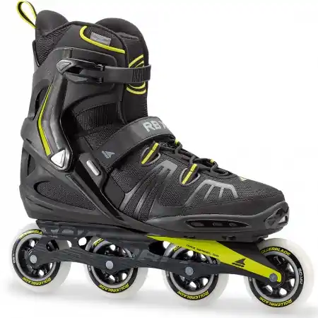 Rollerblade RB XL Inline Skate black/lime Warehouse One Zertifiziert